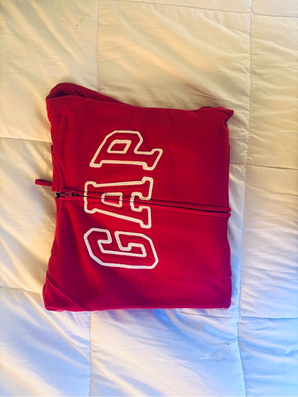 GAP Redish Pink Hoodie with Front Logo